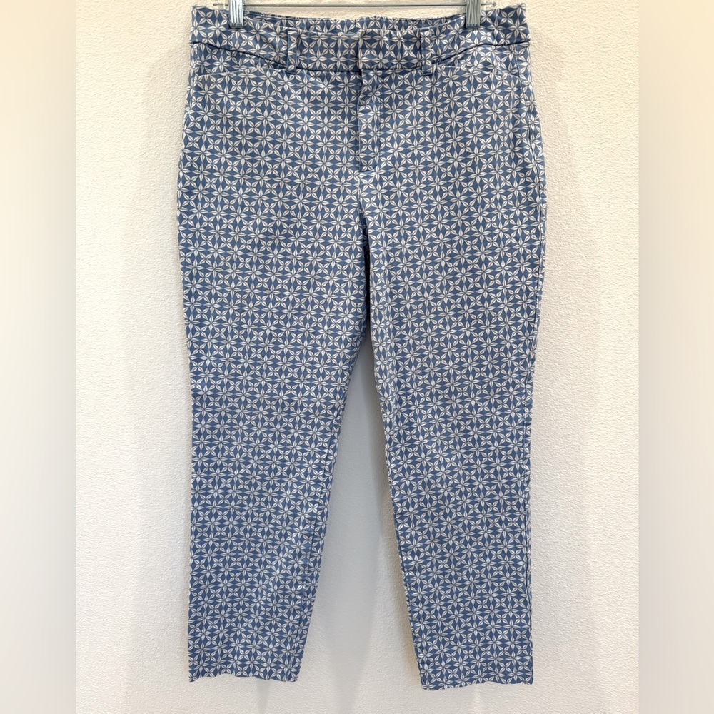 Old Navy Geometric High-Rise Pixie Skinny Pants Super Smooth Pockets- size 12